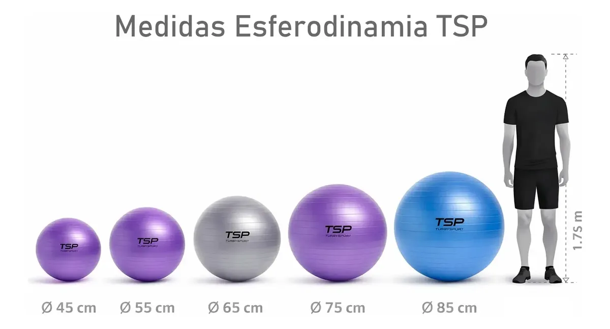 PELOTA ESFERODINAMIA 75 CM TSP - Imagen 2