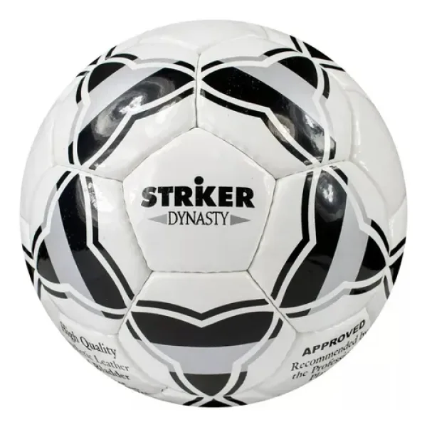 Pelota de Fútbol N°5 Dinasty Striker Blanca Cosida