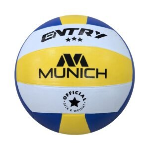 Pelota de Handball N°5 Munich Entry Caucho – Azul y Amarillo