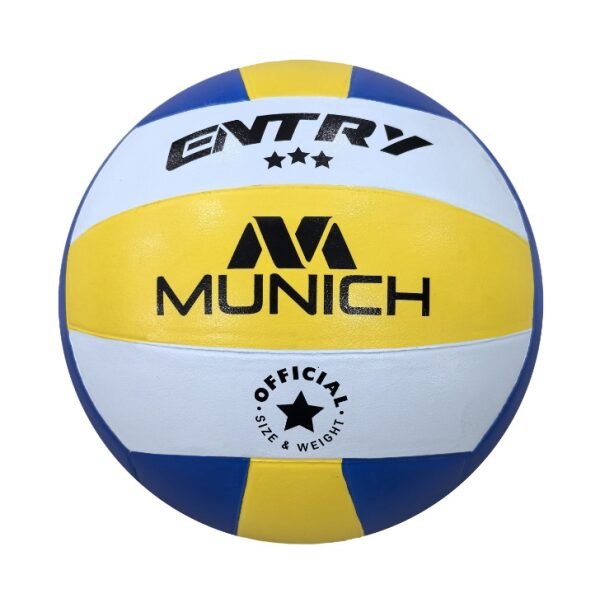 Pelota de Handball N°5 Munich Entry Caucho – Azul y Amarillo