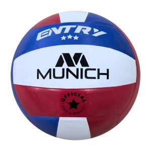Pelota de Handball N°5 Munich Entry Caucho – Azul y Rojo