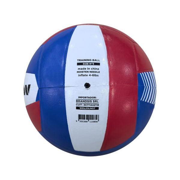 Pelota de Handball N°5 Munich Entry Caucho – Azul y Rojo - Imagen 4