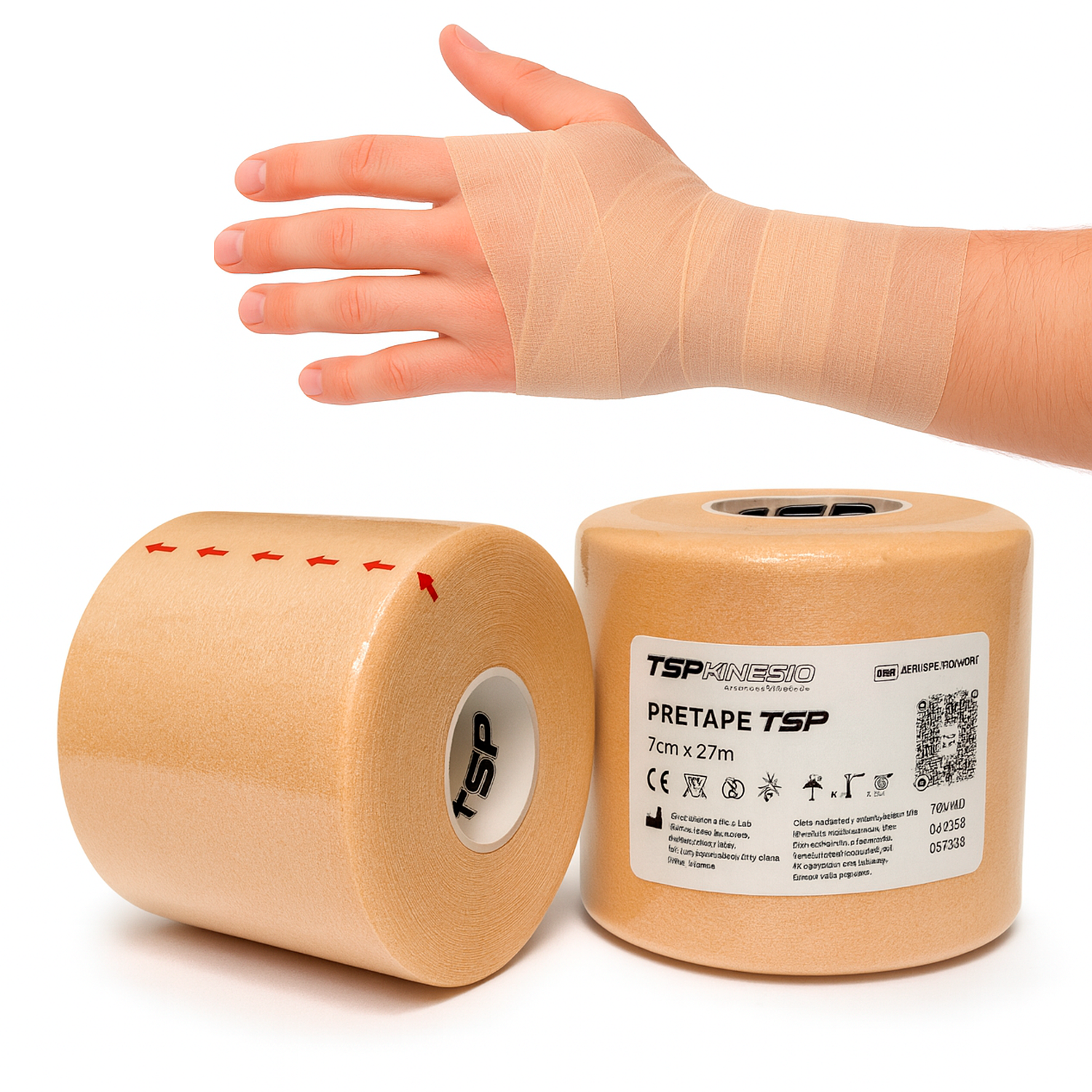 Cinta Pre-Tape TSP 7 cm × 27 m - Imagen 2