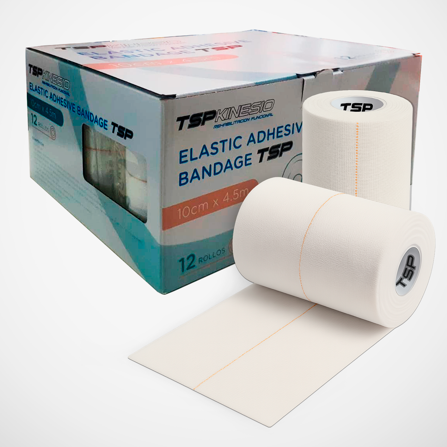 Venda Elástica Adhesiva TSP 10 cm × 4,5 m