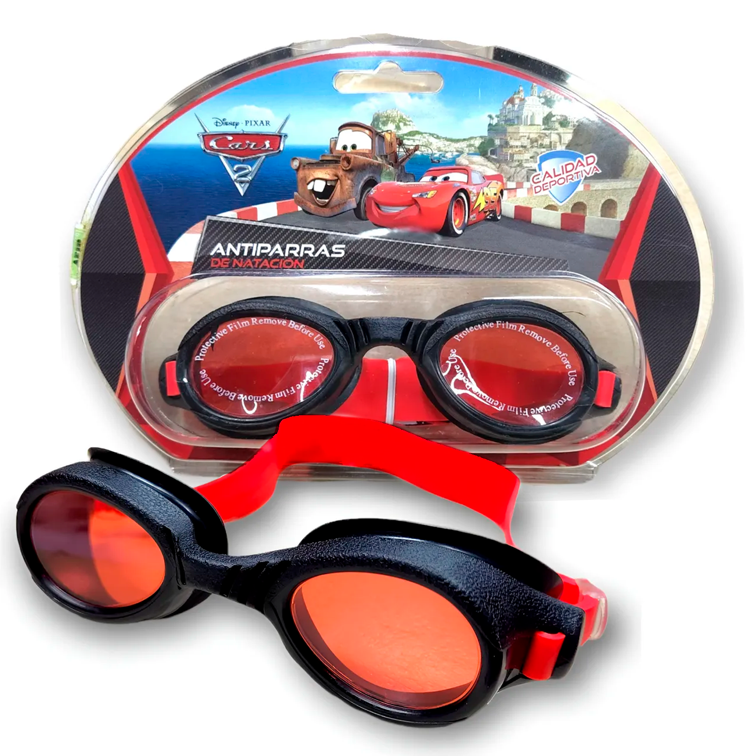 Antiparra Infantil Cars 100% Silicona – Natación Marfed - Imagen 2