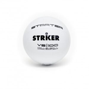 Pelota voley Striker caucho blanca