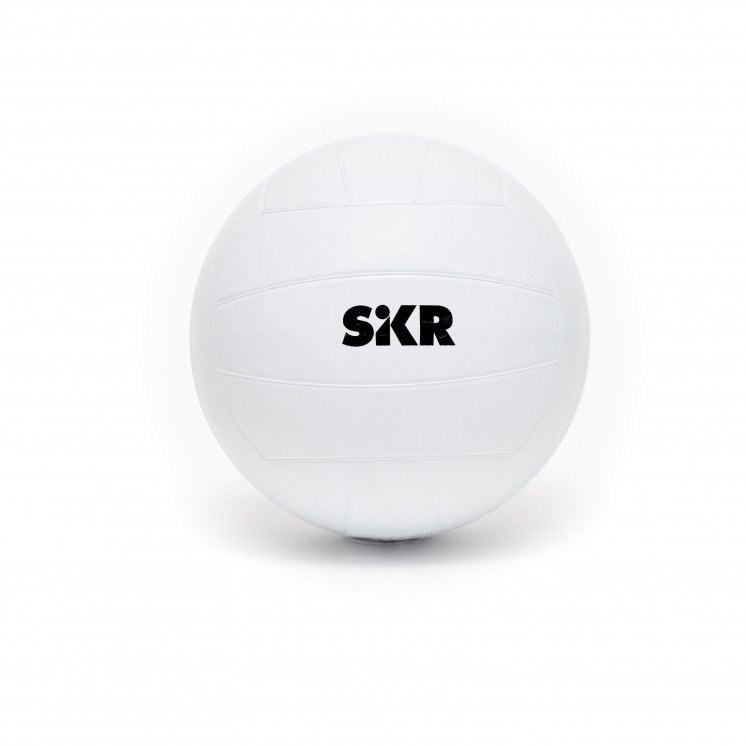 Pelota voley Striker caucho blanca - Imagen 2
