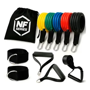 SET DE BANDAS ELASTICAS CON MANIJA X5