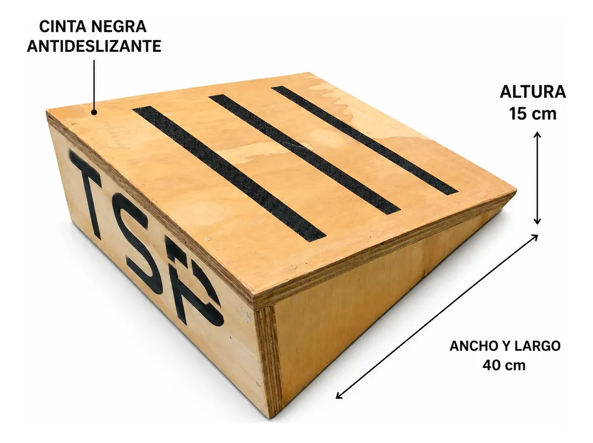 PLANO INCLINADO FIJO MADERA ANTIDESLIZANTE TSP - Imagen 2