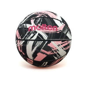PELOTA BASQUET MOLTEN N°7 ROSA Y NEGRA